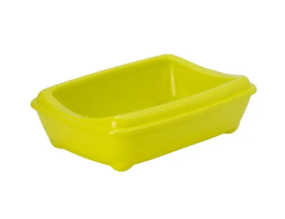 Moderna Туалет для котов с бортиком Arist-o-Tray Medium 42х31х13 см лимонный
