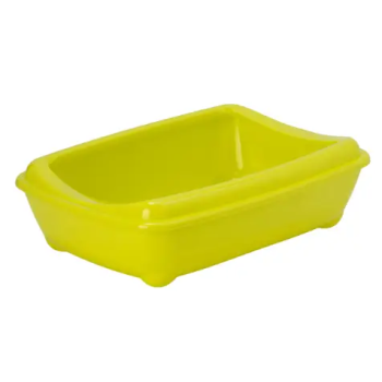 Moderna Туалет для котов с бортиком Arist-o-Tray Medium 42х31х13 см лимонный