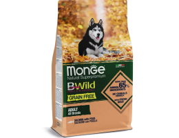 Monge Сухий корм для собак Bwild Grain Free Лосось 2,5 кг