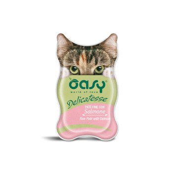 Oasy Консерва для котів Паштет з лосося 85 г