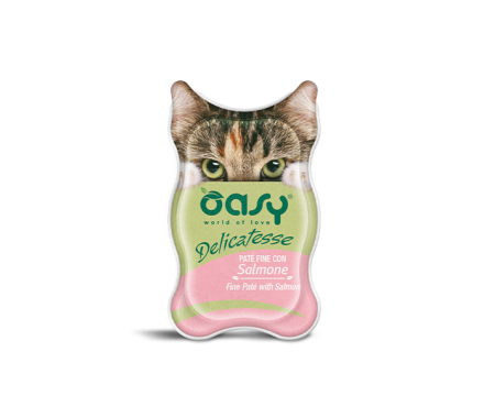 Oasy Консерва для котів Паштет з лосося 85 г