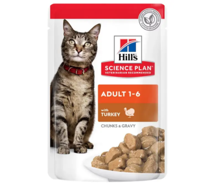 Hill’s SP Вологий корм для котів Feline Adult Індичка 85 г