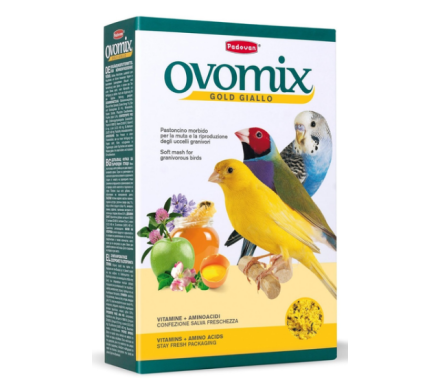 Padovan Ovomix giallo Дополнительный корм для птиц и их окраски 300 г