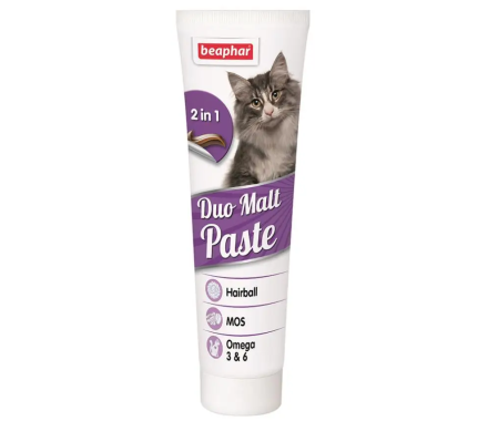 Beaphar Malt Duo Paste Паста для выведения шерсти у кошек 100 г