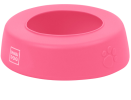 Waudog Silicone Миска-непроливайка для собак 750 мл розовая