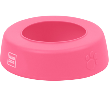 Waudog Silicone Миска-непроливайка для собак 750 мл розовая