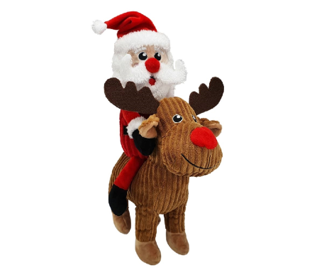 Nobby Іграшка для собак Xmas Санта на лосі плюш 38 см