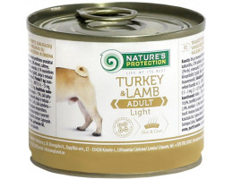 Nature\'s Protection Консерва для собак Light Индейка и Ягненок 200 г