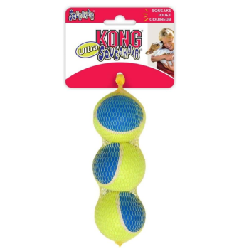 Kong Ultra Squeak toy for Dog Tennis Balls with squeak m 3 pcs