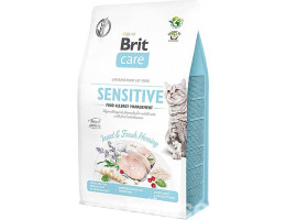 Brit Care Sensitive Сухой корм для котов Насекомые и сельдь 400 г