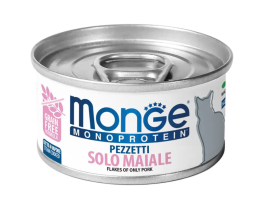 Monge Консерва для котов Monoprotein мясные хлопья Свинина 80 г