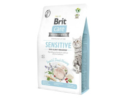Brit Care Sensitive Сухой корм для котов Насекомые и сельдь 2 кг
