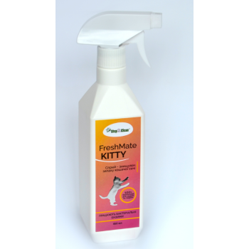 Step2Clean Спрей нейтрализатор запаха испражнений котят Kitty FreshMate 450 мл