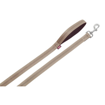 Nobby Поводок для собак Soft Grip S 1,5х120 см бежевый