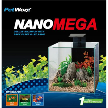 Resun Аквариумный комплект Petworx Nano Mega 90 л 45x45x45 см