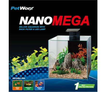 Resun Аквариумный комплект Petworx Nano Mega 90 л 45x45x45 см