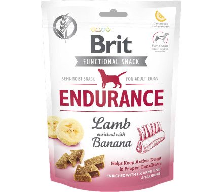Brit Care Endurance Лакомства для собак Ягнёнок и банан 150 г