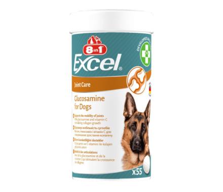8in1 Excel Glucosamine Вітаміни для собак 55 шт