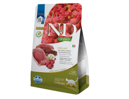 Farmina N&D Quinoa Urinary Adult Сухий корм для котів Качка кіноа журавлина та ромашка 300 г