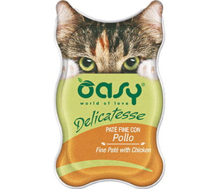 Oasy Консерва для котів Паштет з курки 85 г