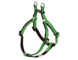 Nobby Шлея для собак Soft Grip M-L 2х50-72 см салатова