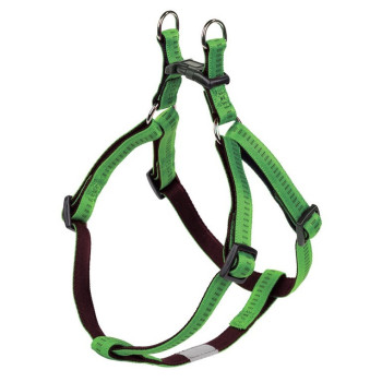 Nobby Шлея для собак Soft Grip M-L 2х50-72 см салатова