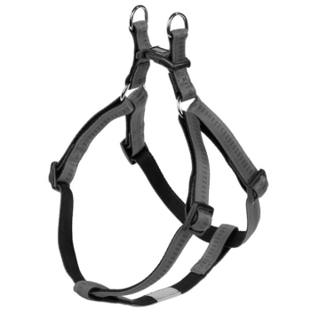 Nobby Шлея для собак Soft Grip S-M 1,5х40-56 см серая
