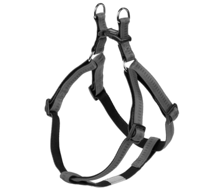 Nobby Шлея для собак Soft Grip S-M 1,5х40-56 см серая