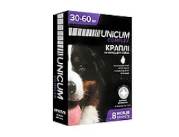 Unicum Complex Капли для собак от гельминтов, блох и клещей 30-60 кг 4,0 мл Цена за 1 пипетку