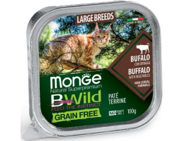 Monge Вологий корм для котів Bwild Grain Free Буйвол 100 г
