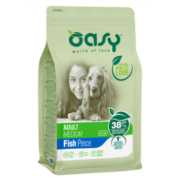 Oasy Сухий корм для собак Lifestage Medium Breed Риба 3 кг