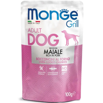 Monge Влажный корм для собак Grill Свинина 100 г