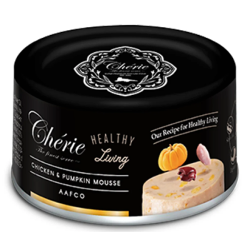 Cherie Healthy Livingl Консерва для котів мус Курка та гарбуз 80 г