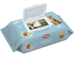 Nobby Вологі серветки для тварин універсальні Aloe Vera 70 шт