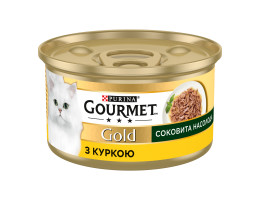 Gourmet Gold Консерва для котов Сочная радость Курица 85 г