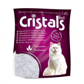 Cristals Fresh Наполнитель с лавандой 3,6 л