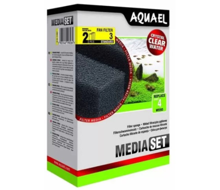 Aquael Вкладыш для фильтра Fan-3 Plus 2 шт