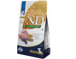 Farmina N&D Low Grain Puppy Mini Сухой корм для щенков Ягнёнок и черника 800 г