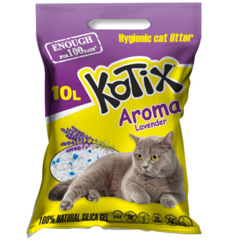 Kotix Наполнитель силикагелевый Lavender 10 л