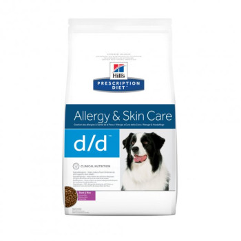 Hill’s PD Сухой корм для собак Canine D/D Allergy Skin Care Утка 12 кг
