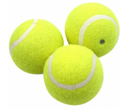 Nobby toy for dogs balls tennis with a squeak 2 pc l 9 cm