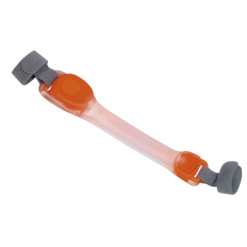 Nobby Силиконовая накладка светодиодная LED Flash 3,8х18 см оранжевая