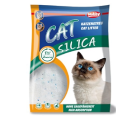 Nobby Cat Silica Наполнитель силикагелевый 5 л