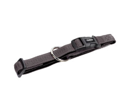Nobby Нашийник для собак Soft Grip S-M 2х30-45 см сірій