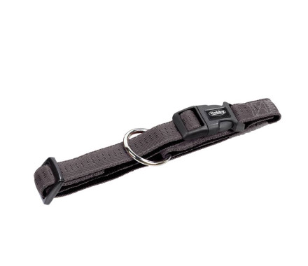 Nobby Ошейник для собак Soft Grip S-M 2×30‑45 см серый