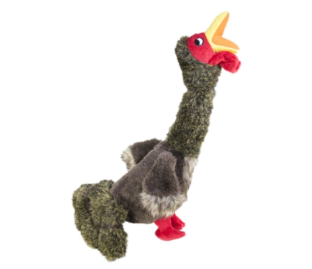 Kong Shakers Honkers Turkey Toy for Dog Turkey with Swarf