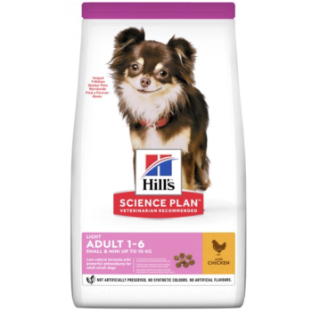 Hill’s SP Сухой корм для собак Light Adult Small&Mini Курица 6 кг