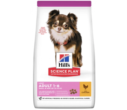 Hill’s SP Сухой корм для собак Light Adult Small&Mini Курица 6 кг