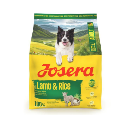 Josera Сухий корм для собак Ягня та рис 900 г