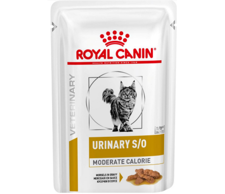 Royal Canin VD Влажный корм для котов Urinary S/O Moderate Calorie 85 г